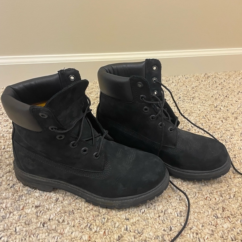 Black Timberland Boots
